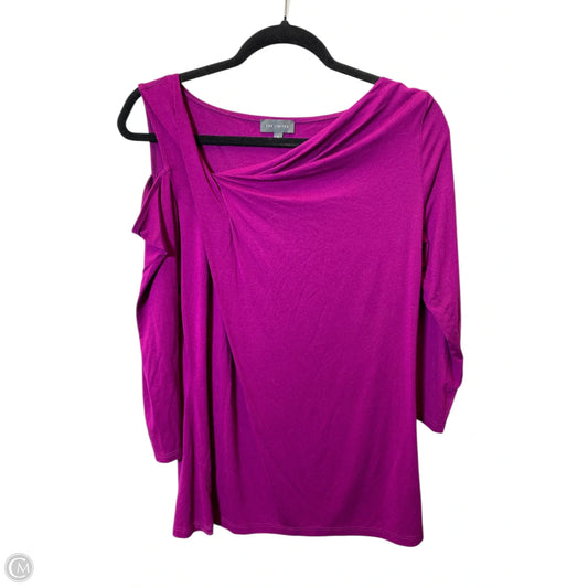 Top 3/4 Sleeve By Cmc In Purple, Size: M