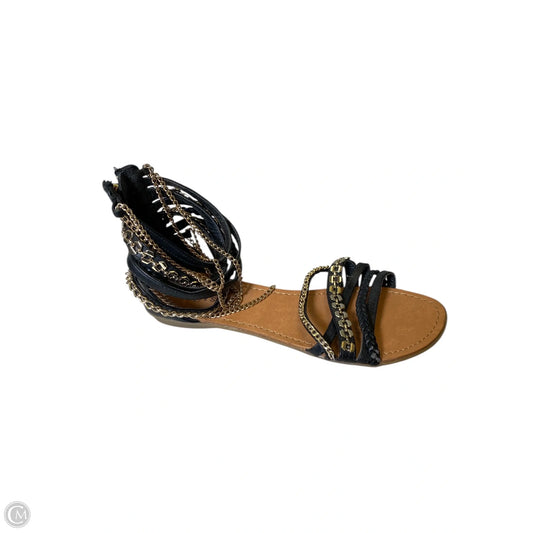 Sandals Flats By Zigi Soho In Black, Size: 7.5