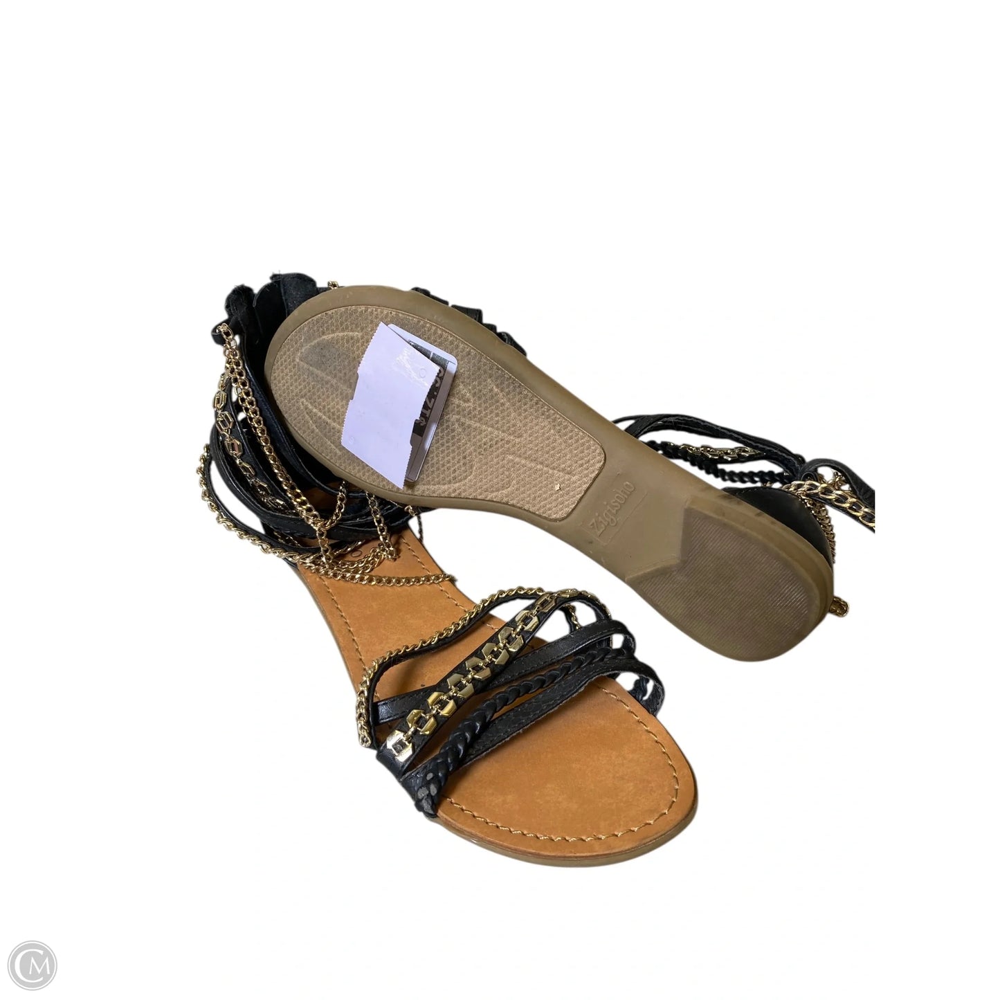 Sandals Flats By Zigi Soho In Black, Size: 7.5