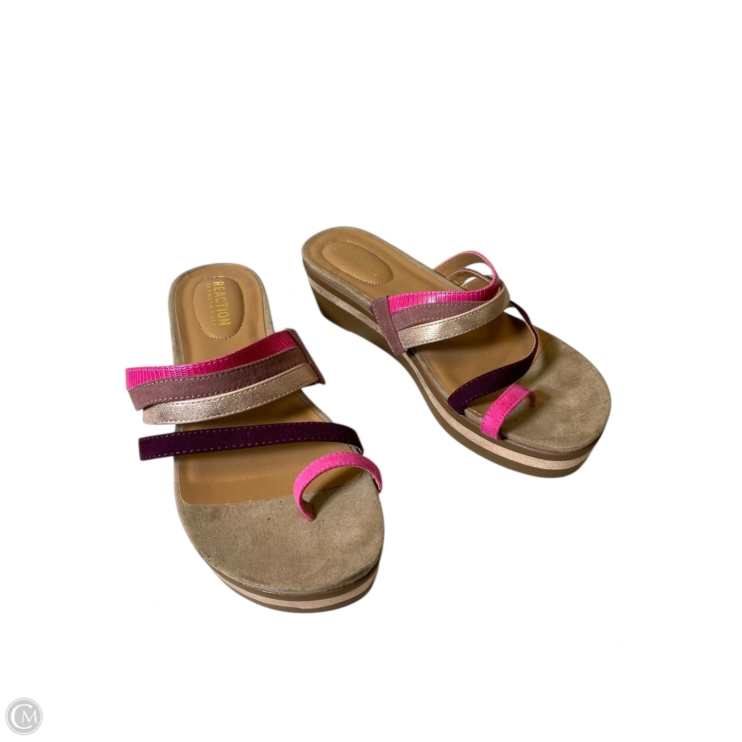 Sandals Flats By Kenneth Cole Reaction In Multi-colored, Size: 8