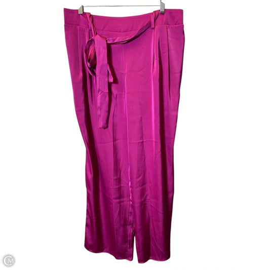 Pants Wide Leg By Maurices In Mauve, Size: Xl
