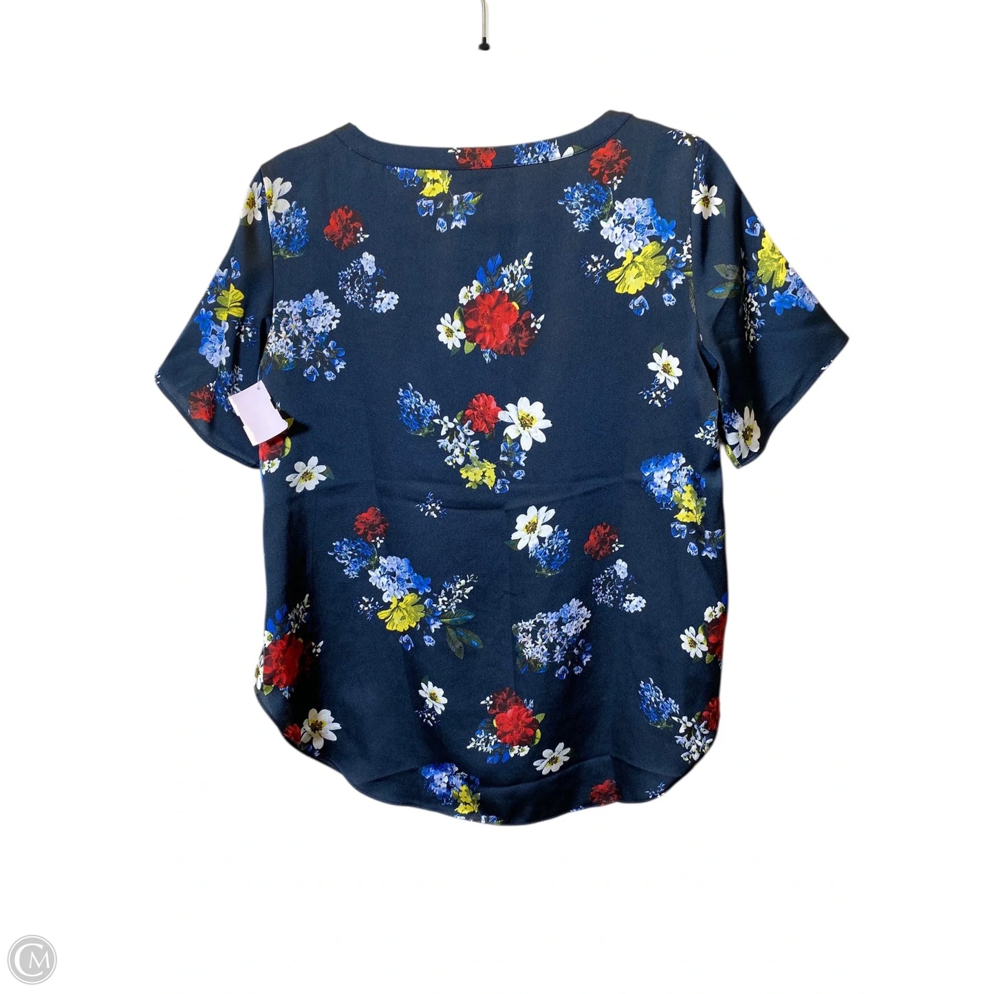 Top Short Sleeve By Banana Republic In Floral Print, Size: Xs