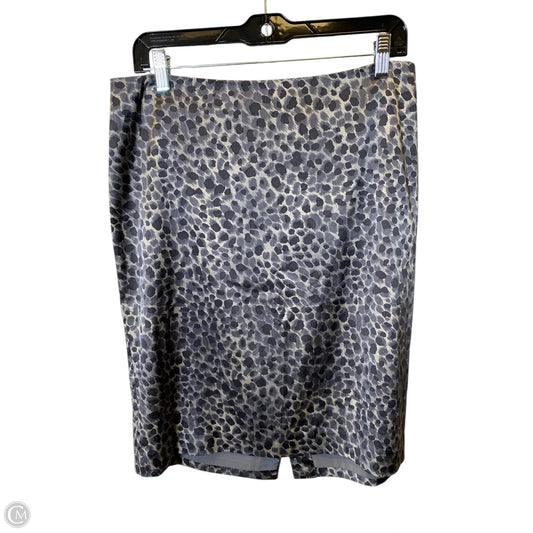 Skirt Midi By Ann Taylor In Animal Print, Size: 8