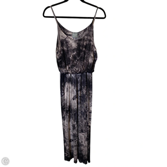 Dress Casual Midi By Cmc In Tie Dye Print, Size: L