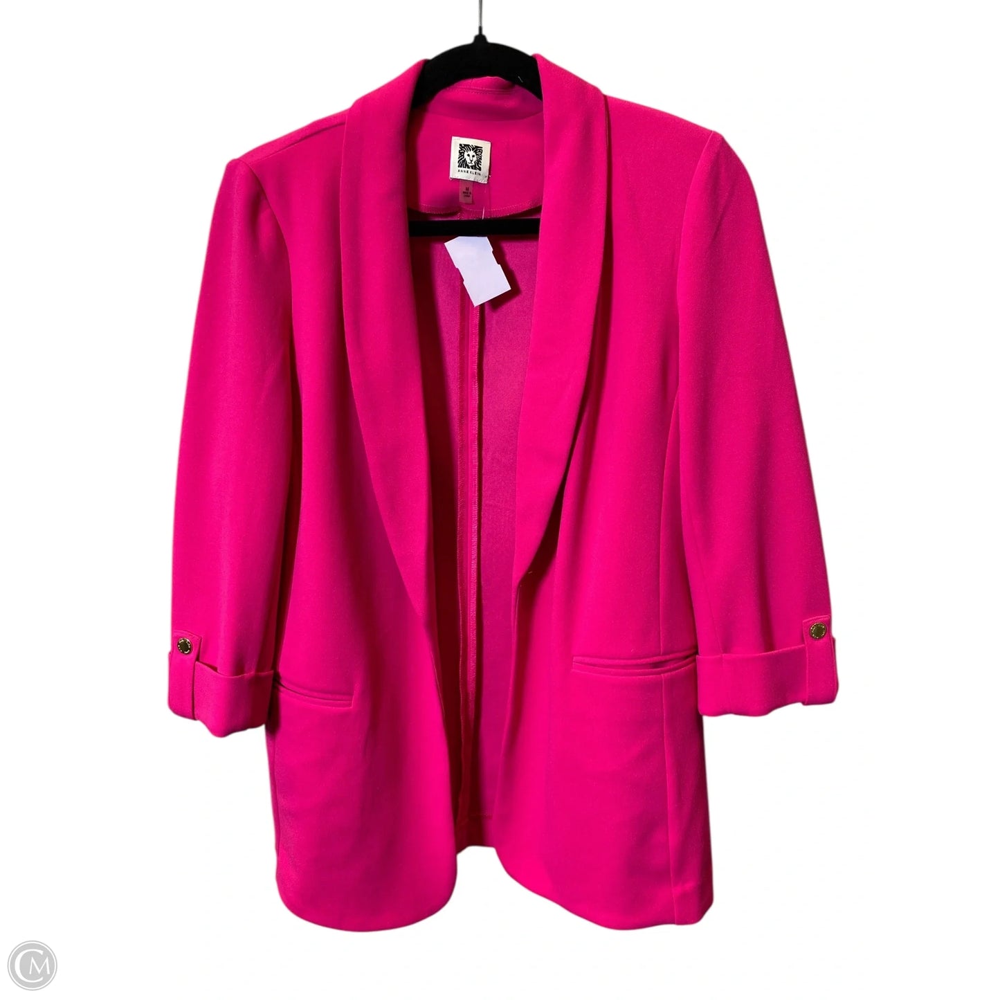 Blazer By Anne Klein In Pink, Size: M