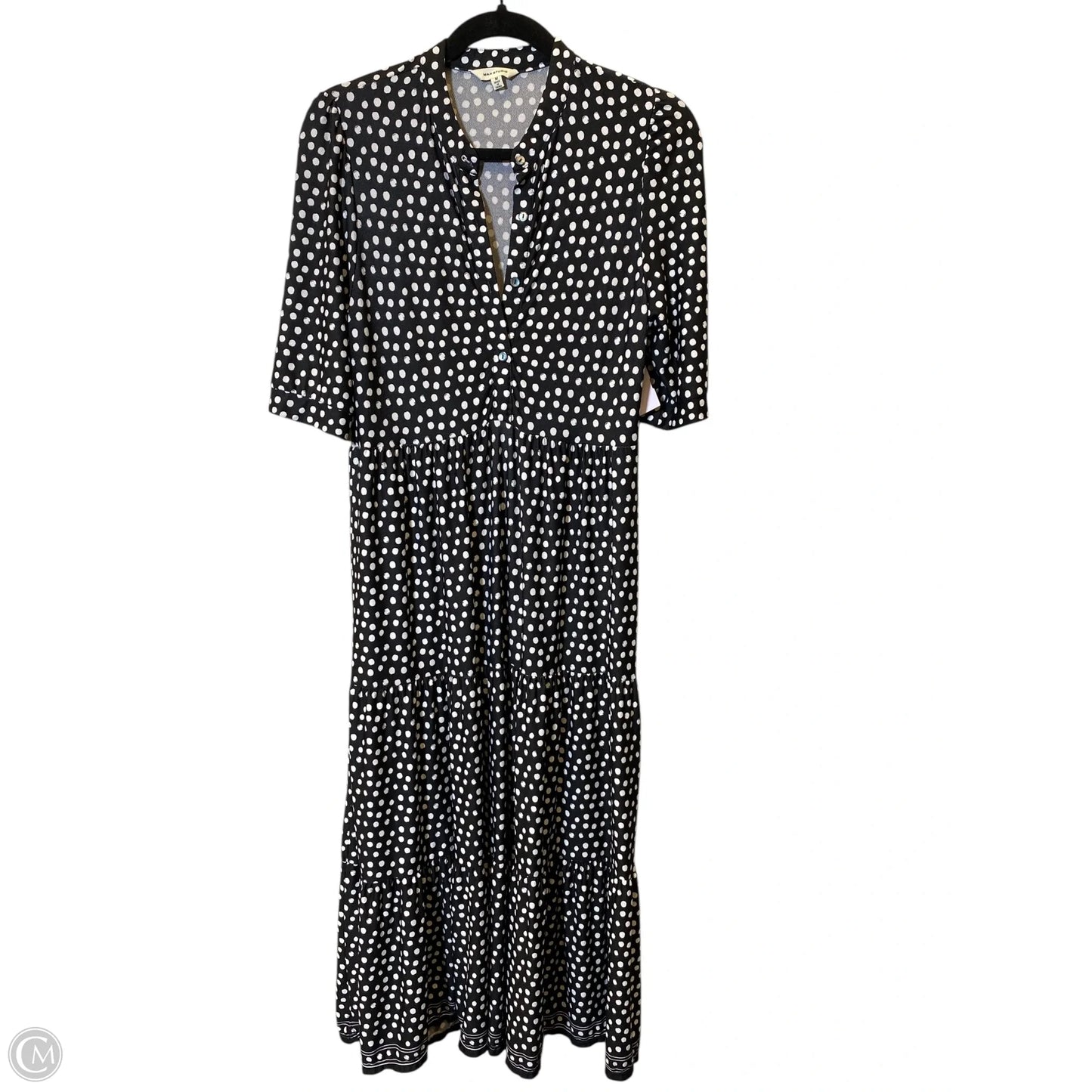 Dress Casual Maxi By Max Studio In Polkadot Pattern, Size: M
