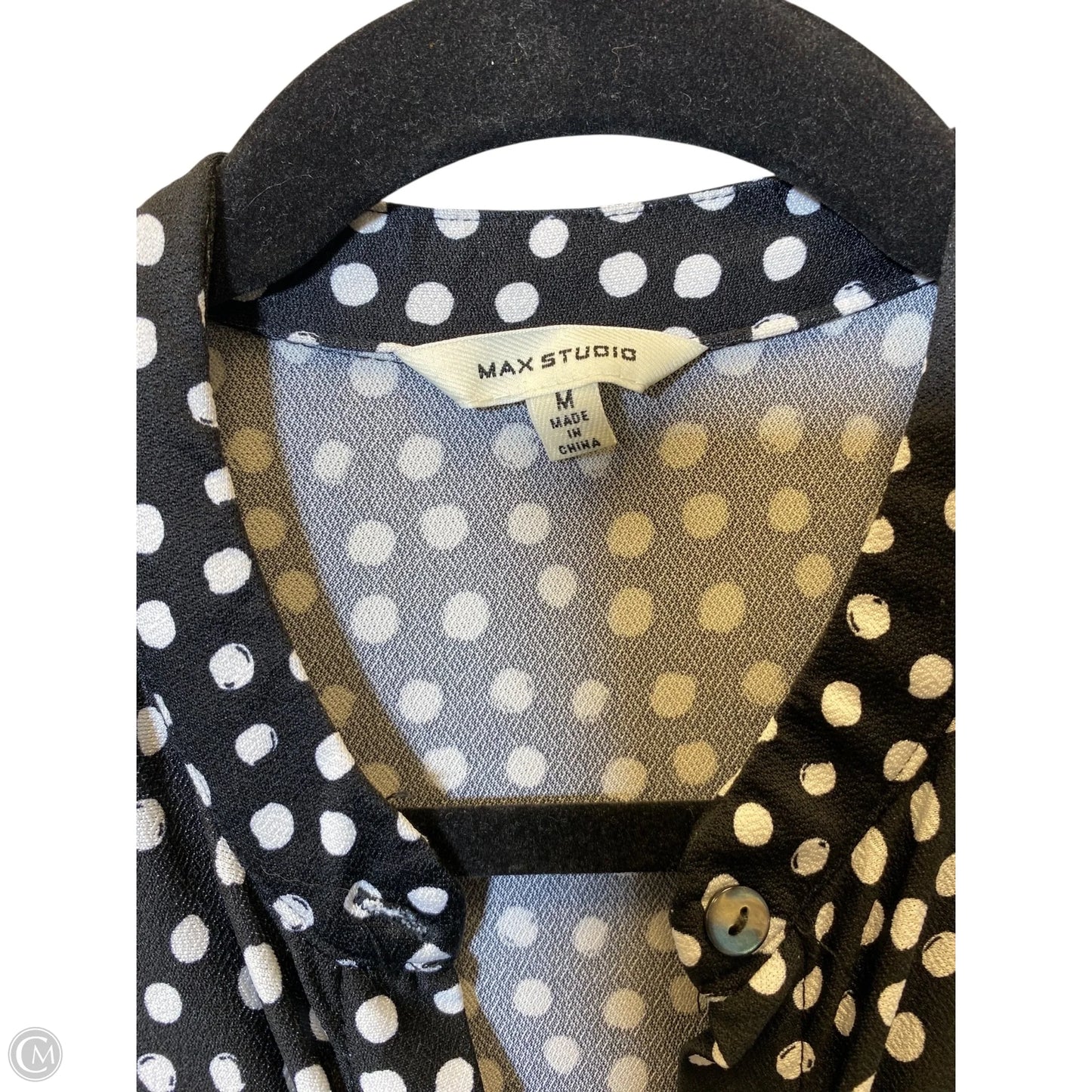 Dress Casual Maxi By Max Studio In Polkadot Pattern, Size: M