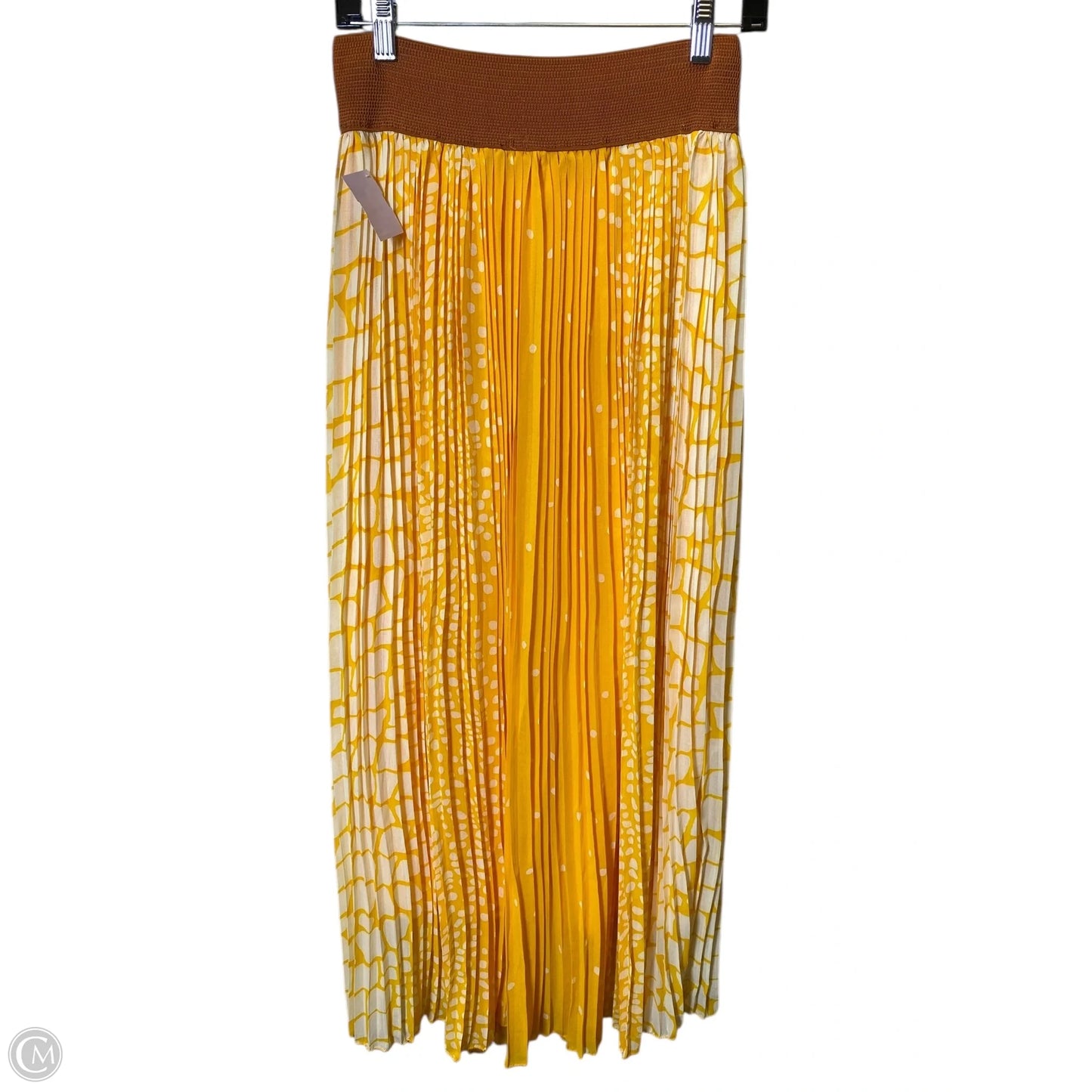 Skirt Maxi By Magic In Yellow, Size: M