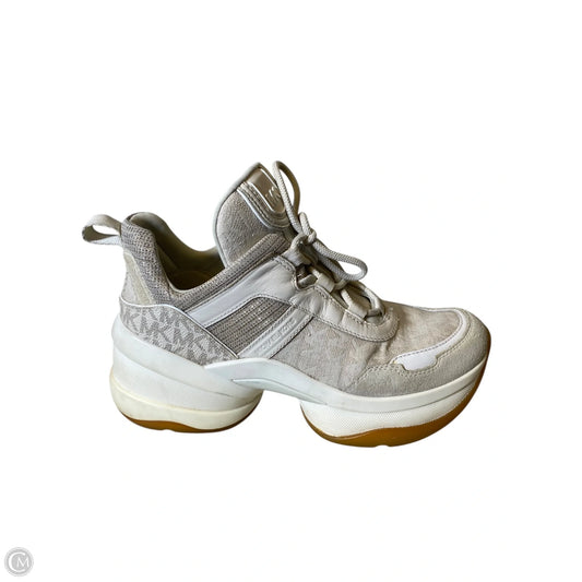 Shoes Designer By Michael Kors In Tan, Size: 8