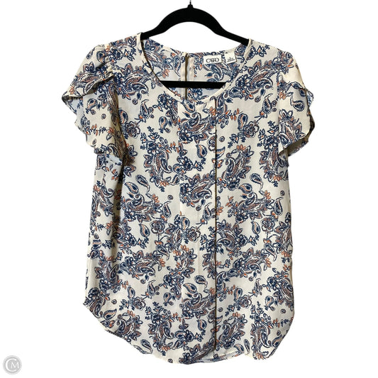 Top Short Sleeve By Cato In Multi-colored, Size: S