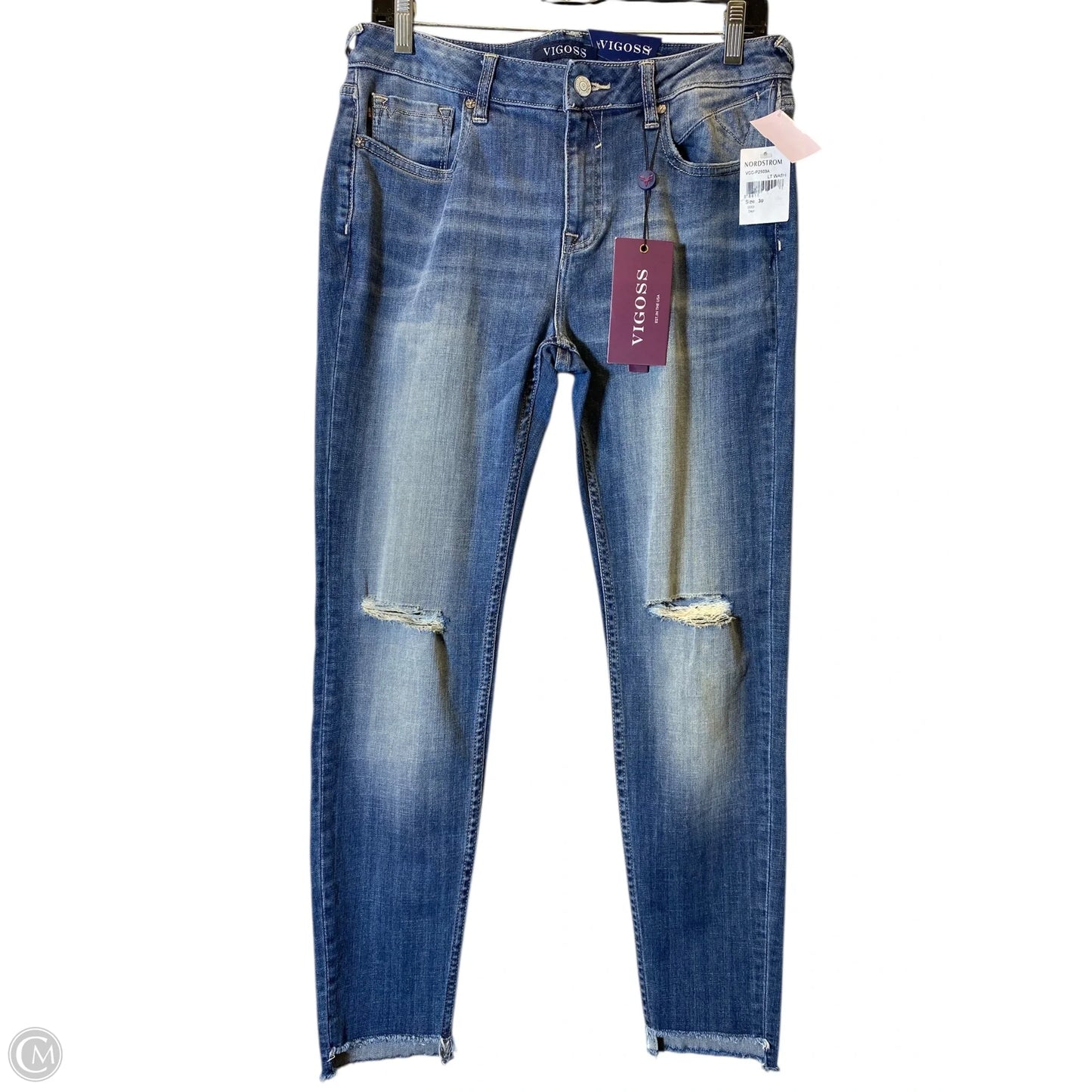 Jeans Skinny By Vigoss In Blue, Size: 10