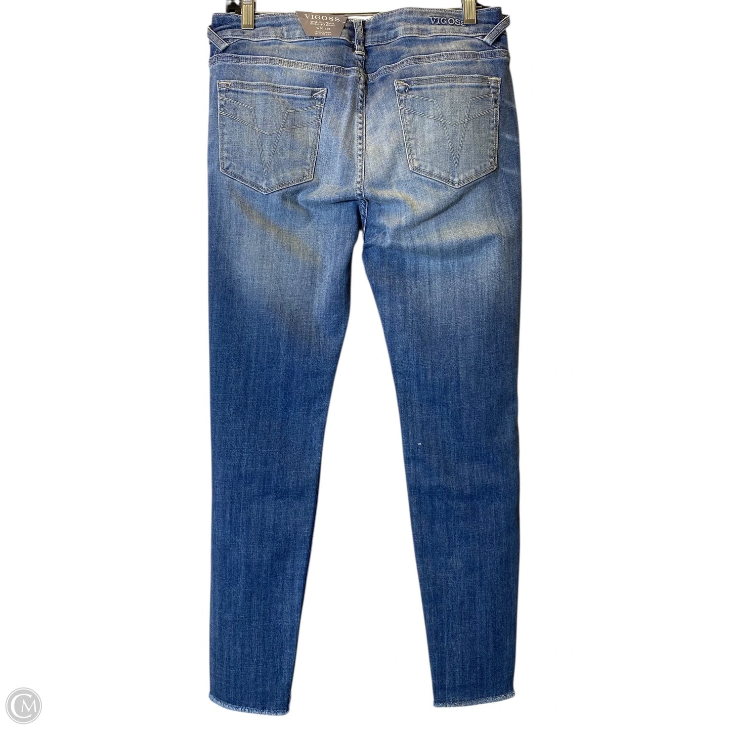 Jeans Skinny By Vigoss In Blue, Size: 10