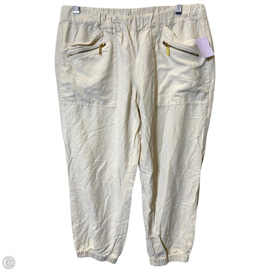 Pants Cropped By Michael By Michael Kors In Cream, Size: 6
