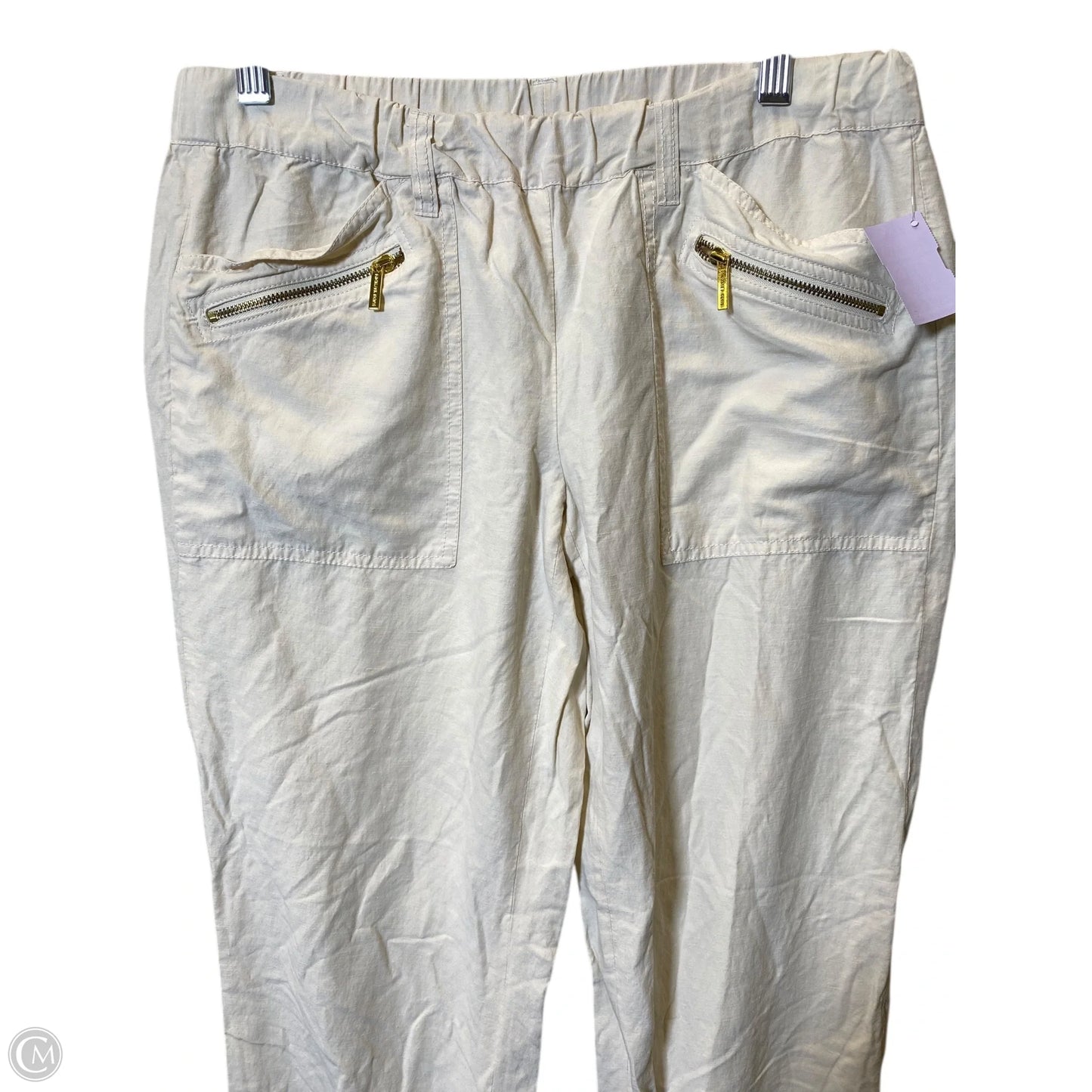 Pants Cropped By Michael By Michael Kors In Cream, Size: 6
