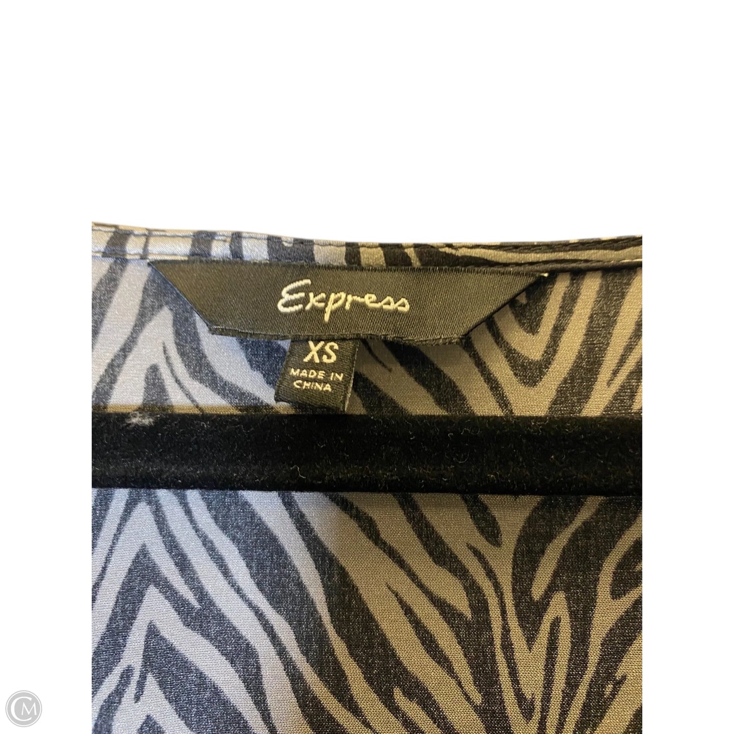 Dress Casual Short By Express In Zebra Print, Size: Xs