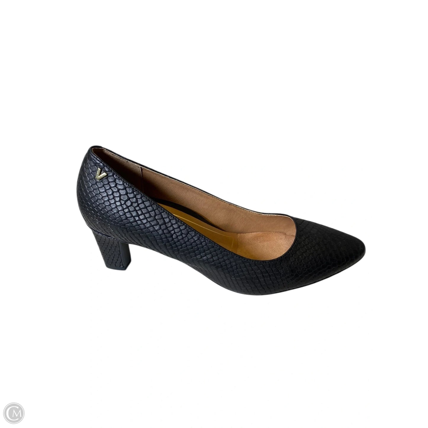Shoes Heels Kitten By Vionic In Black, Size: 7.5