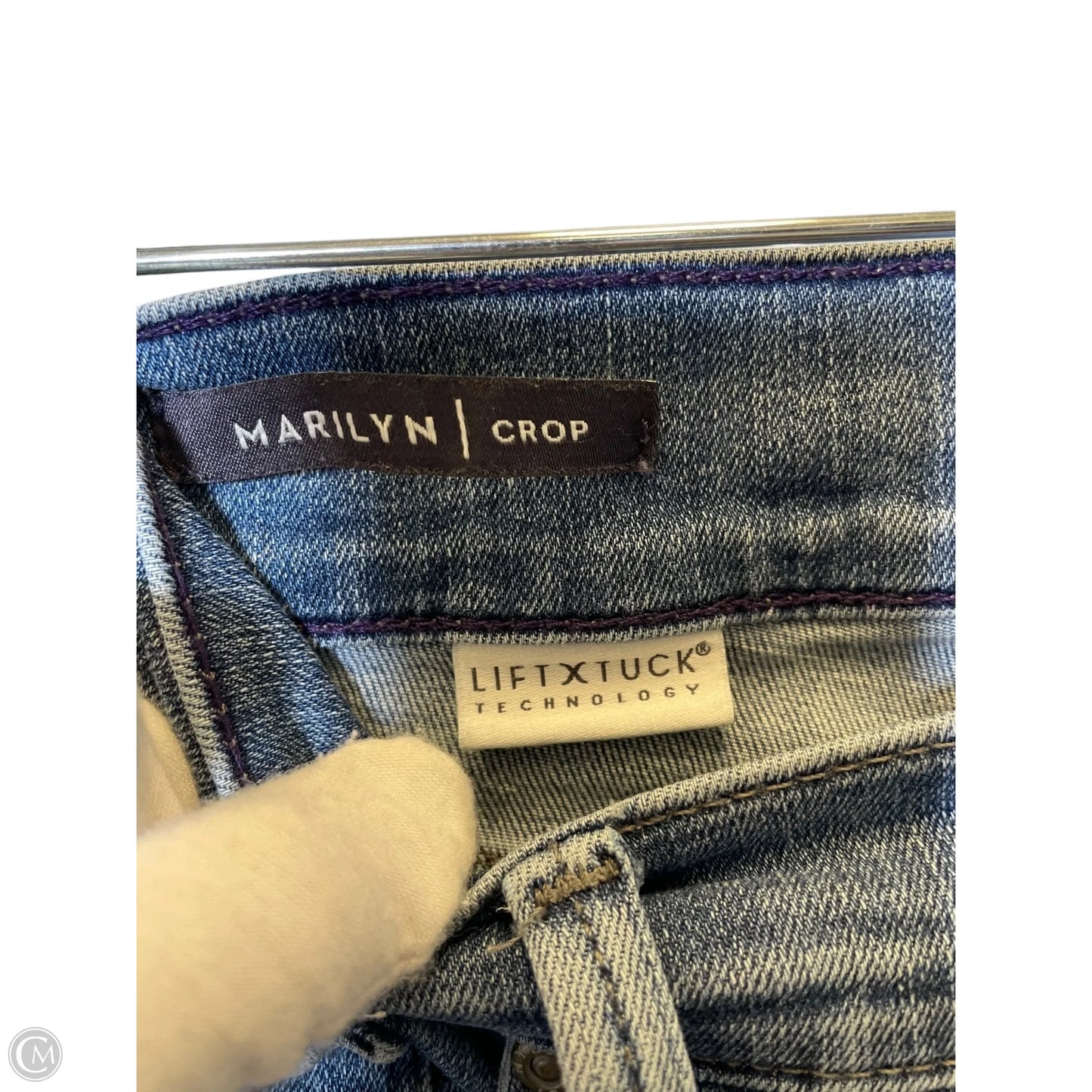 Jeans Cropped By Cmc In Blue, Size: 10