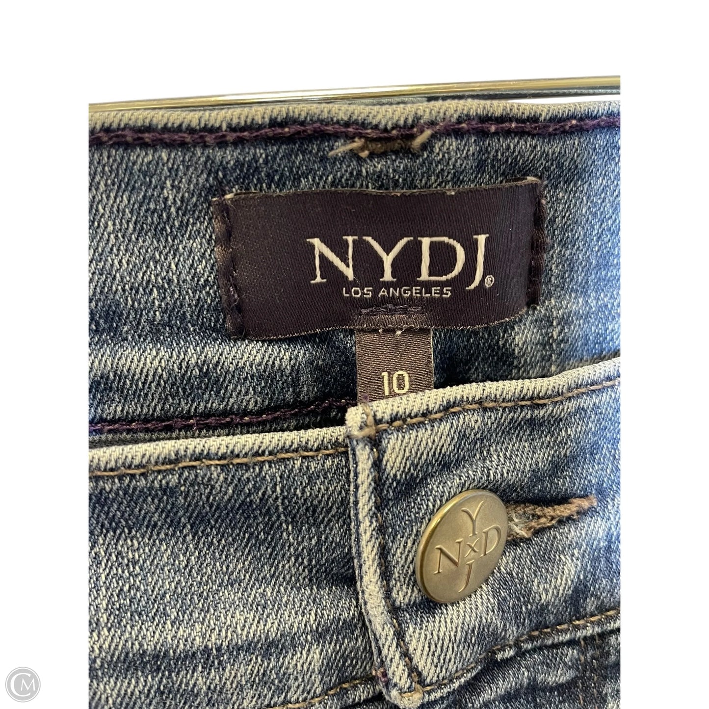 Jeans Cropped By Cmc In Blue, Size: 10