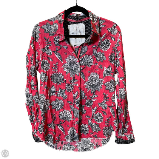 Blouse Long Sleeve By Cmc In Multi-colored, Size: L