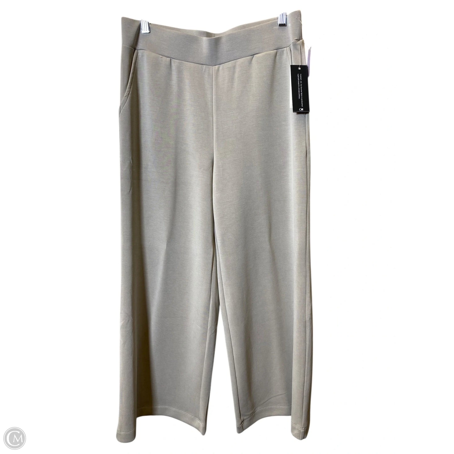 Pants Wide Leg By Cable And Gauge In Taupe, Size: M