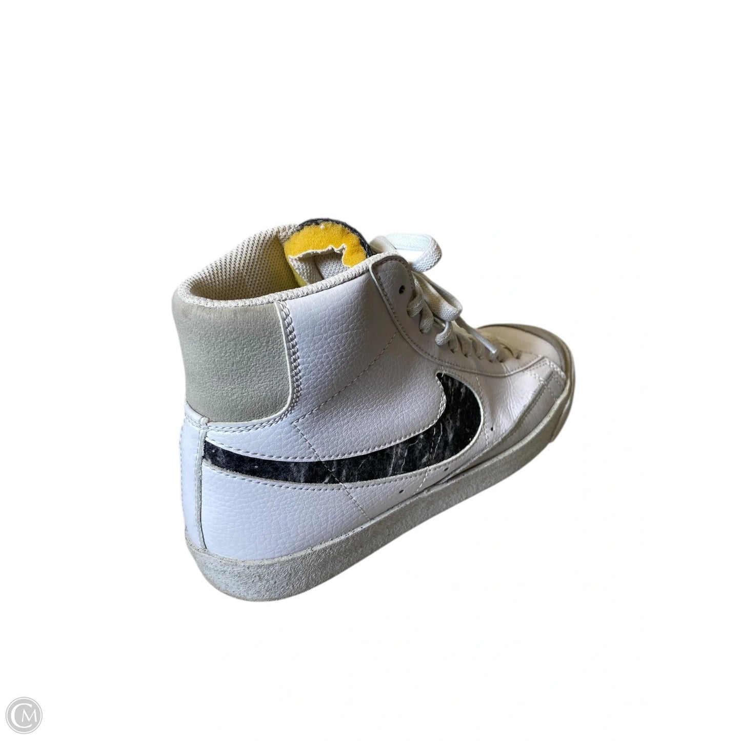 Shoes Flats By Nike In Grey & White, Size: 7