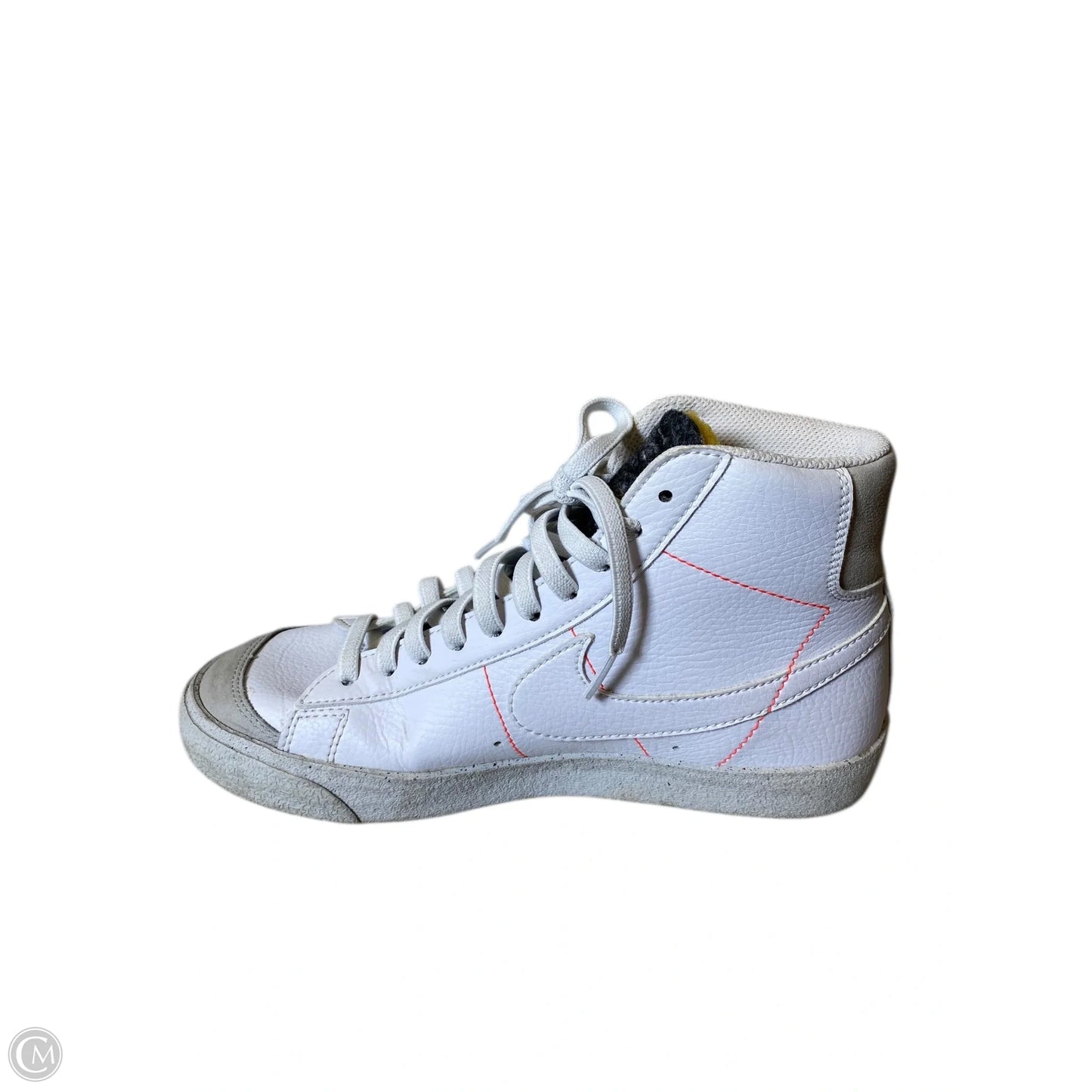 Shoes Flats By Nike In Grey & White, Size: 7