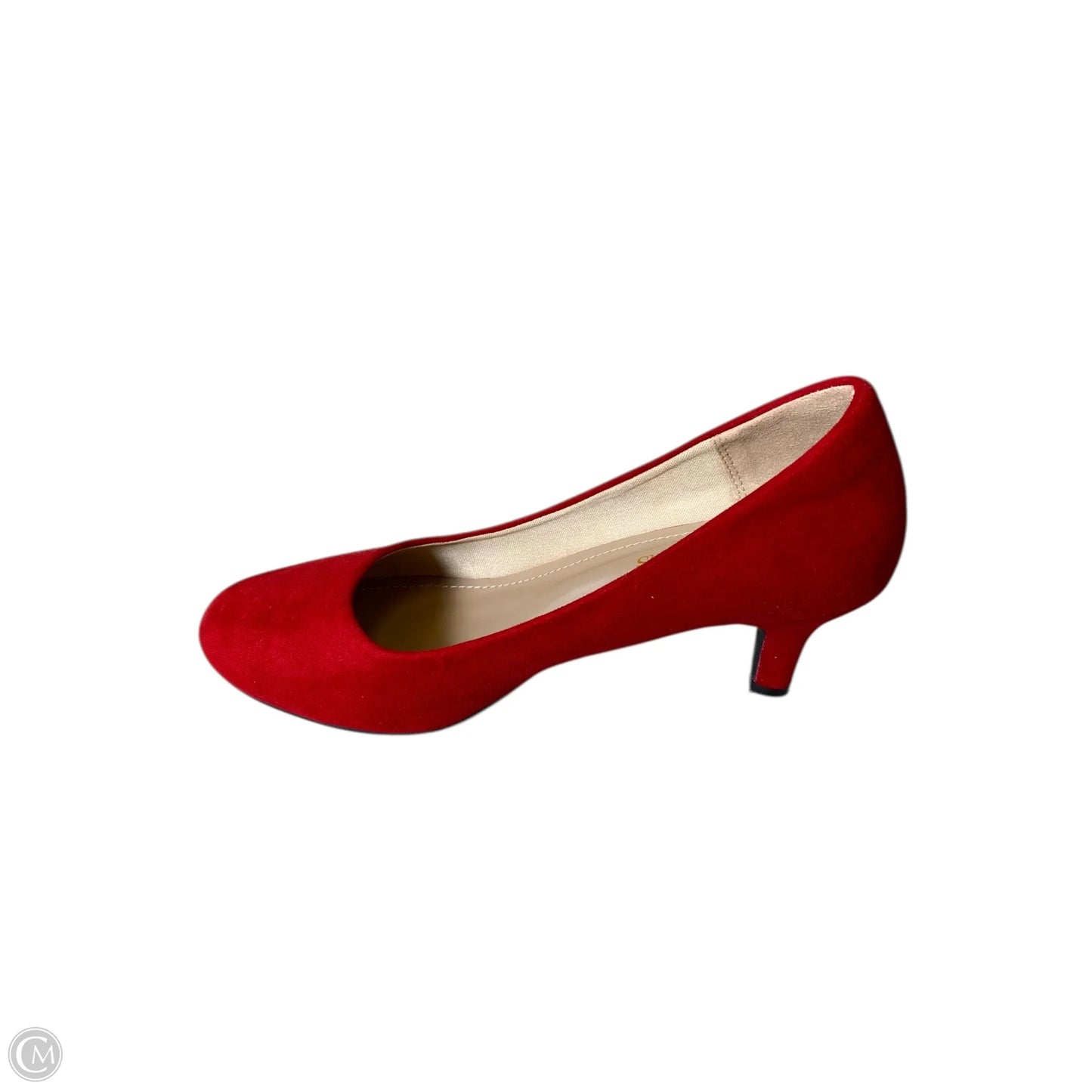 Shoes Heels Kitten By Cmc In Red, Size: 7