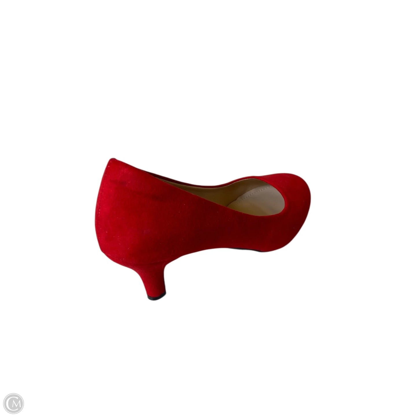 Shoes Heels Kitten By Cmc In Red, Size: 7
