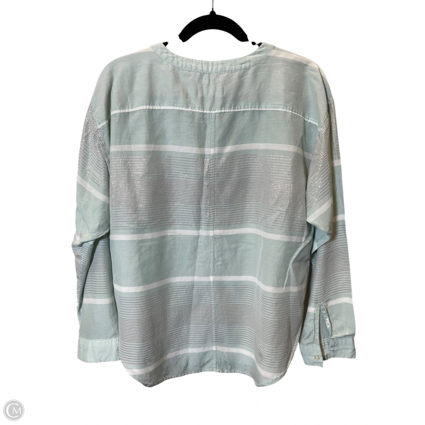 Top Long Sleeve By Loft In Green, Size: M