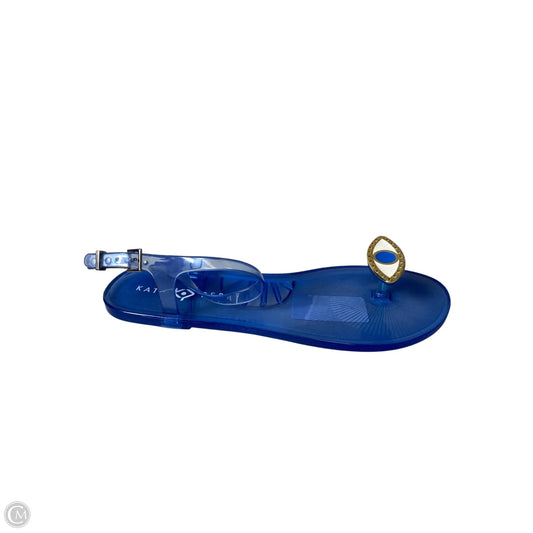 Sandals Flats By Cmc In Blue, Size: 9