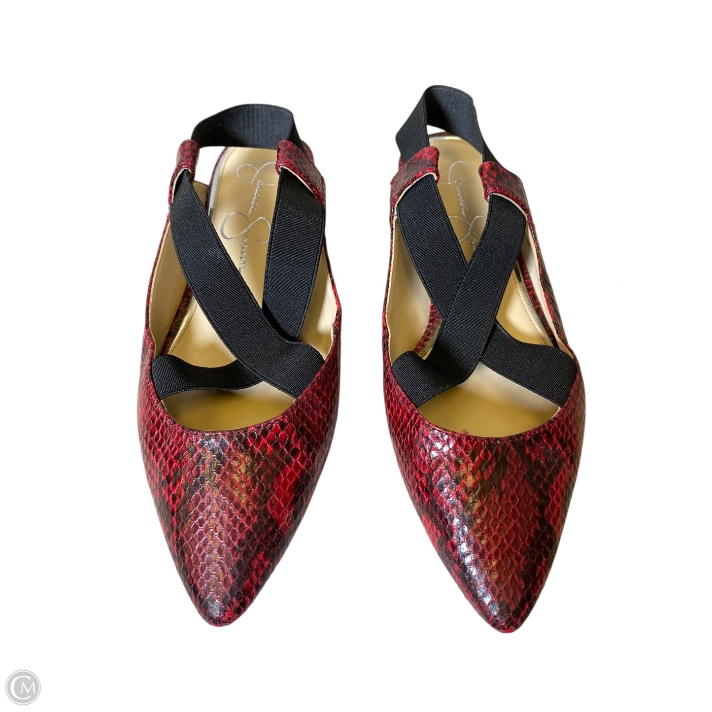 Shoes Flats By Jessica Simpson In Snakeskin Print, Size: 7