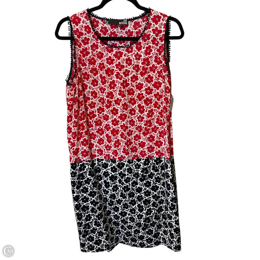 Dress Casual Short By Love Moschino In Floral Print, Size: 10