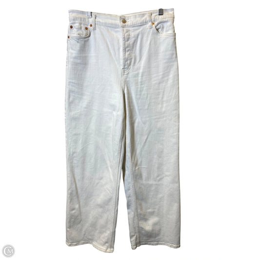 Jeans Wide Leg By Rails In White, Size: 12