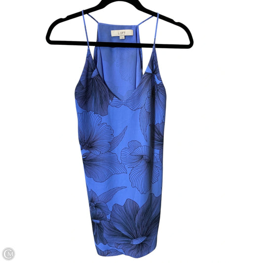 Top Sleeveless By Loft In Blue, Size: S