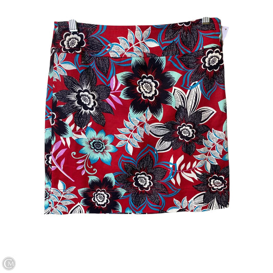 Skirt Mini & Short By Talbots In Floral Print, Size: 2