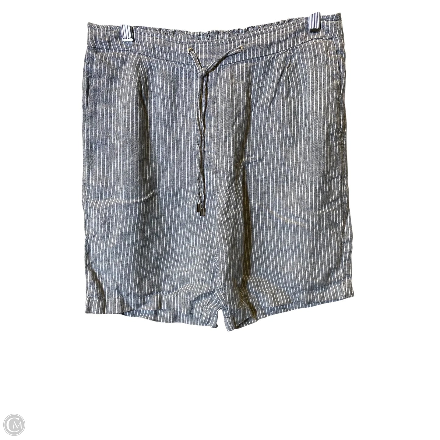 Shorts By Chicos In Striped Pattern, Size: Mp