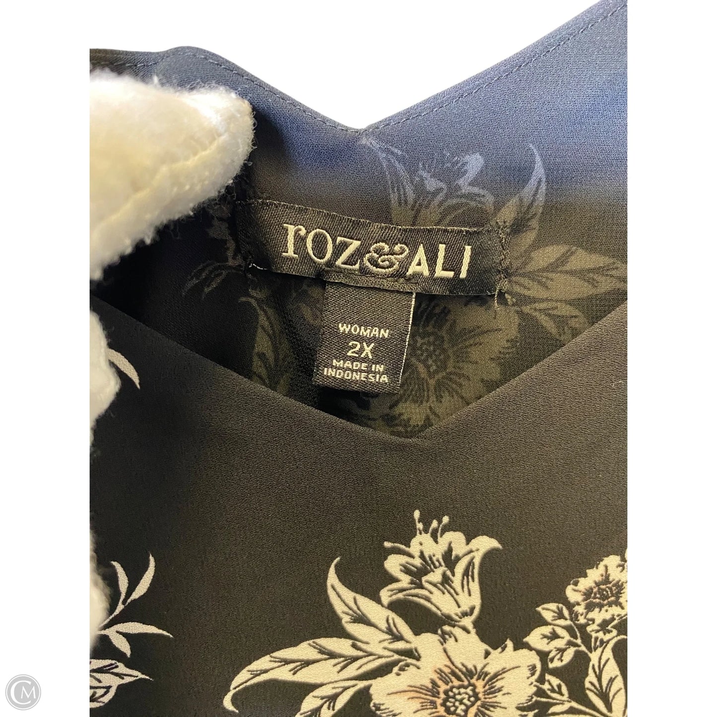 Top Sleeveless By Roz And Ali In Multi-colored, Size: 2x