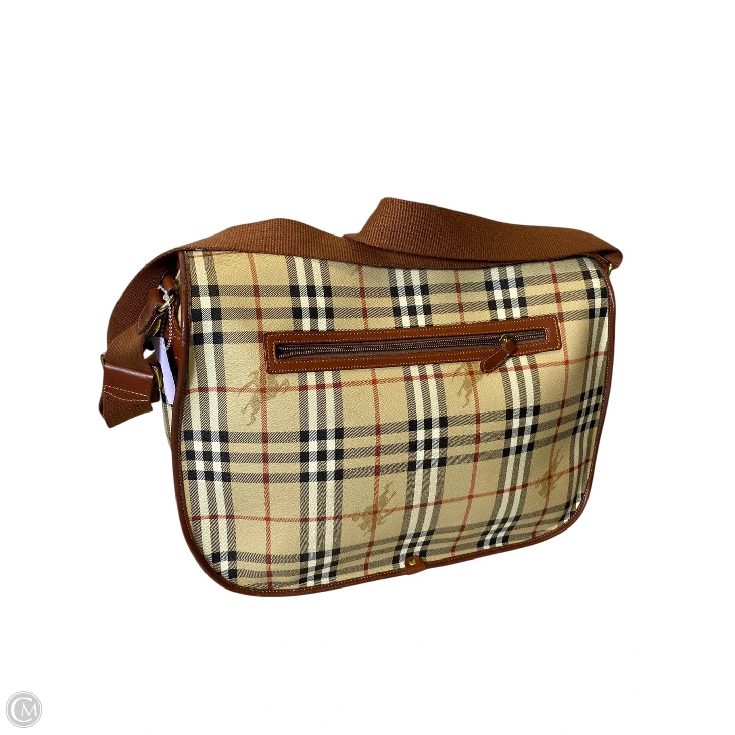 Laptop Bag Luxury Designer By Burberry, Size: Large