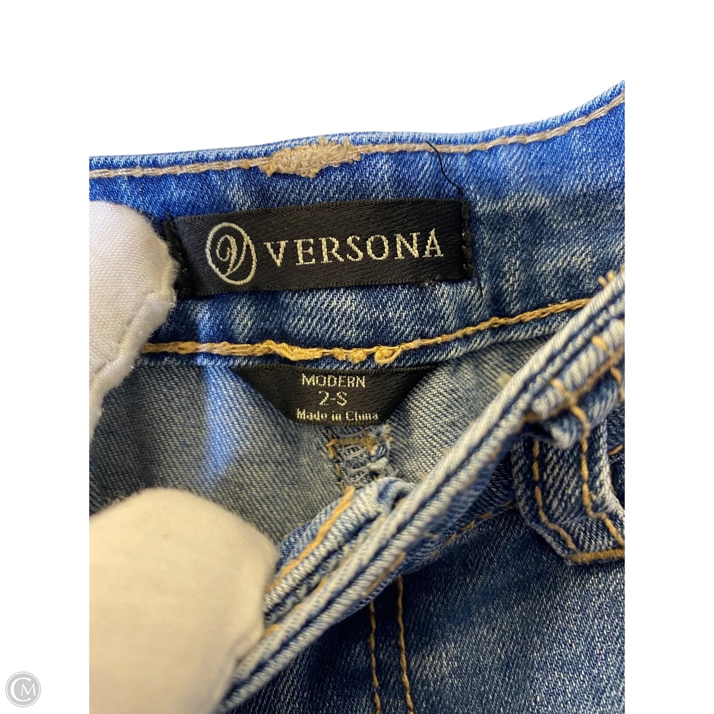 Jeans Flared By Versona In Blue, Size: 2