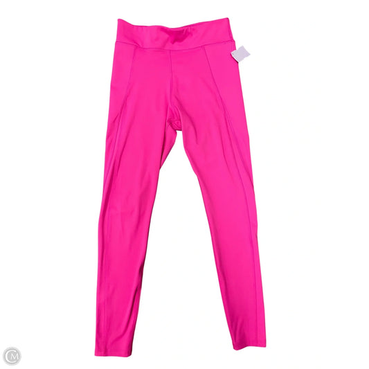 Athletic Leggings By Reebok In Pink, Size: S