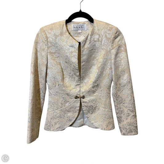 Blazer By Nicole Miller In Cream, Size: 0