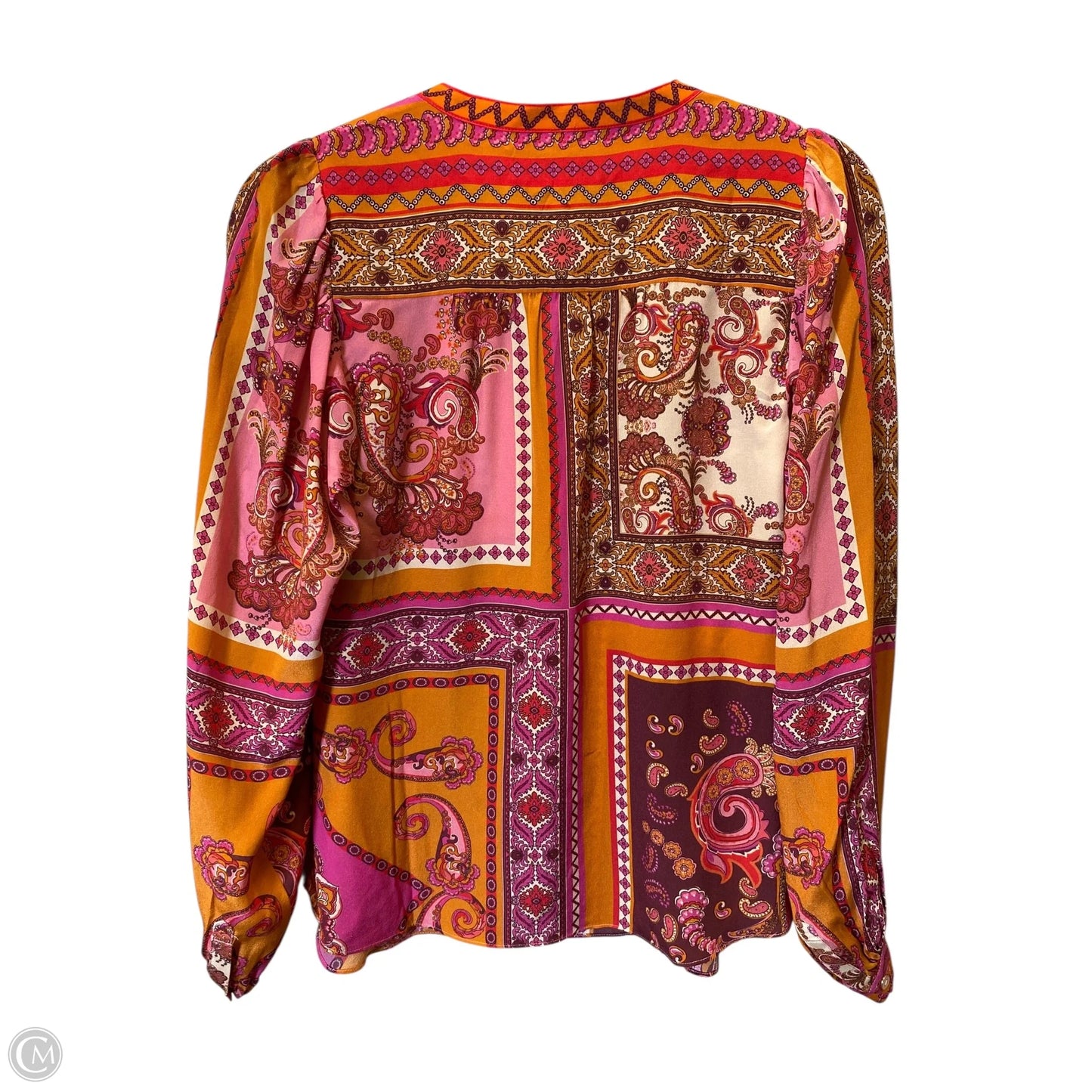 Top Long Sleeve By Hale Bob In Multi-colored, Size: Xs
