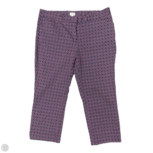 Pants Cropped By Laundry In Multi-colored, Size: 14