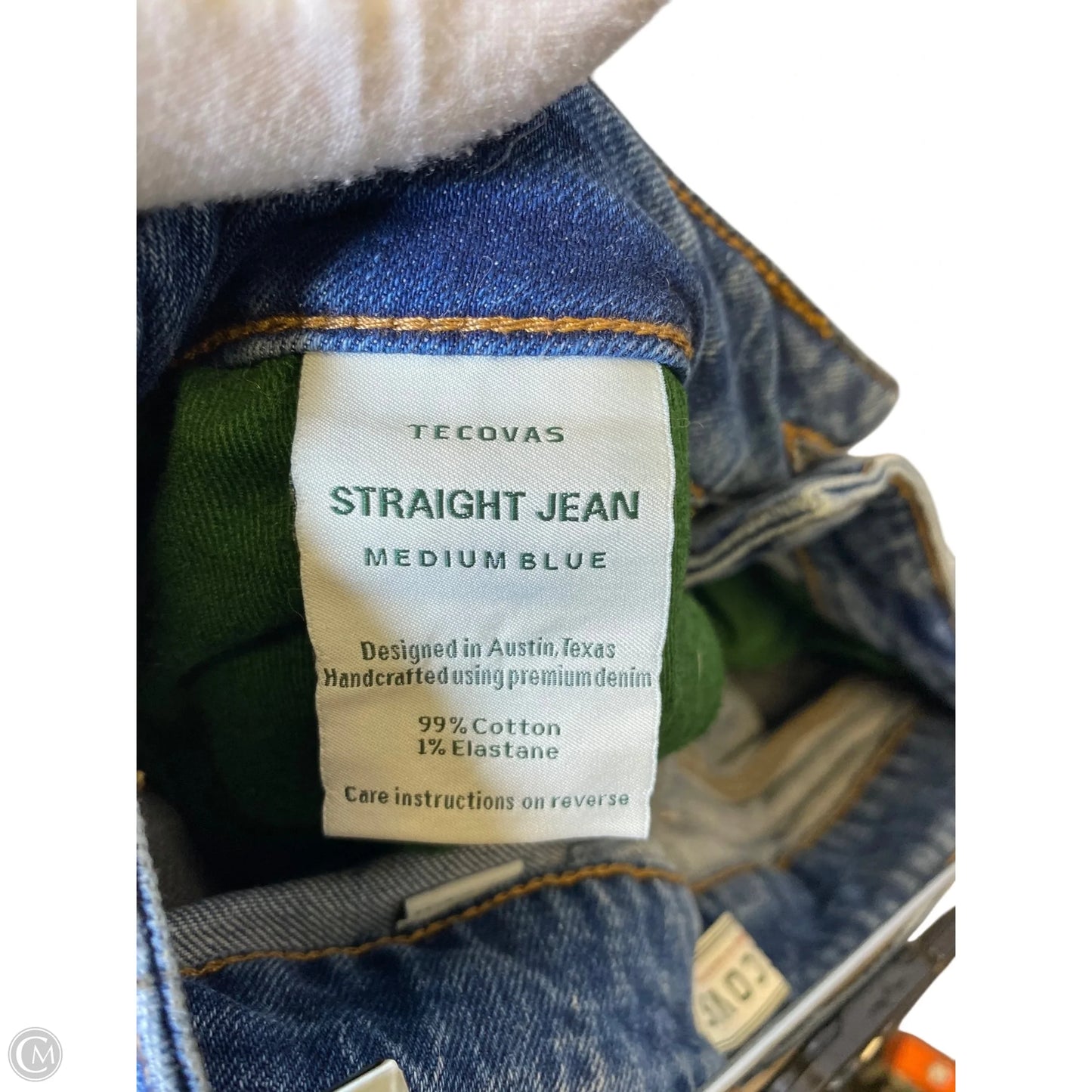 Jeans Straight By Tecovas In Blue, Size: 10