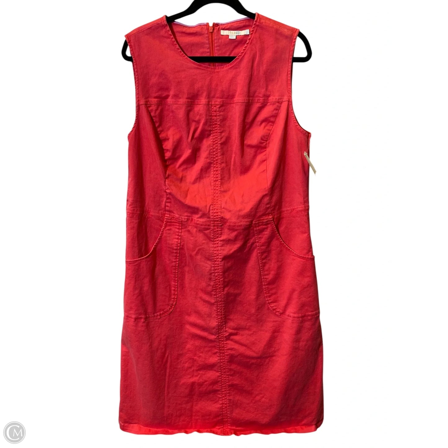 Dress Casual Midi By Boden In Pink, Size: Xl