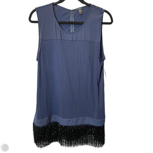 Top Sleeveless By J. Crew In Navy, Size: L