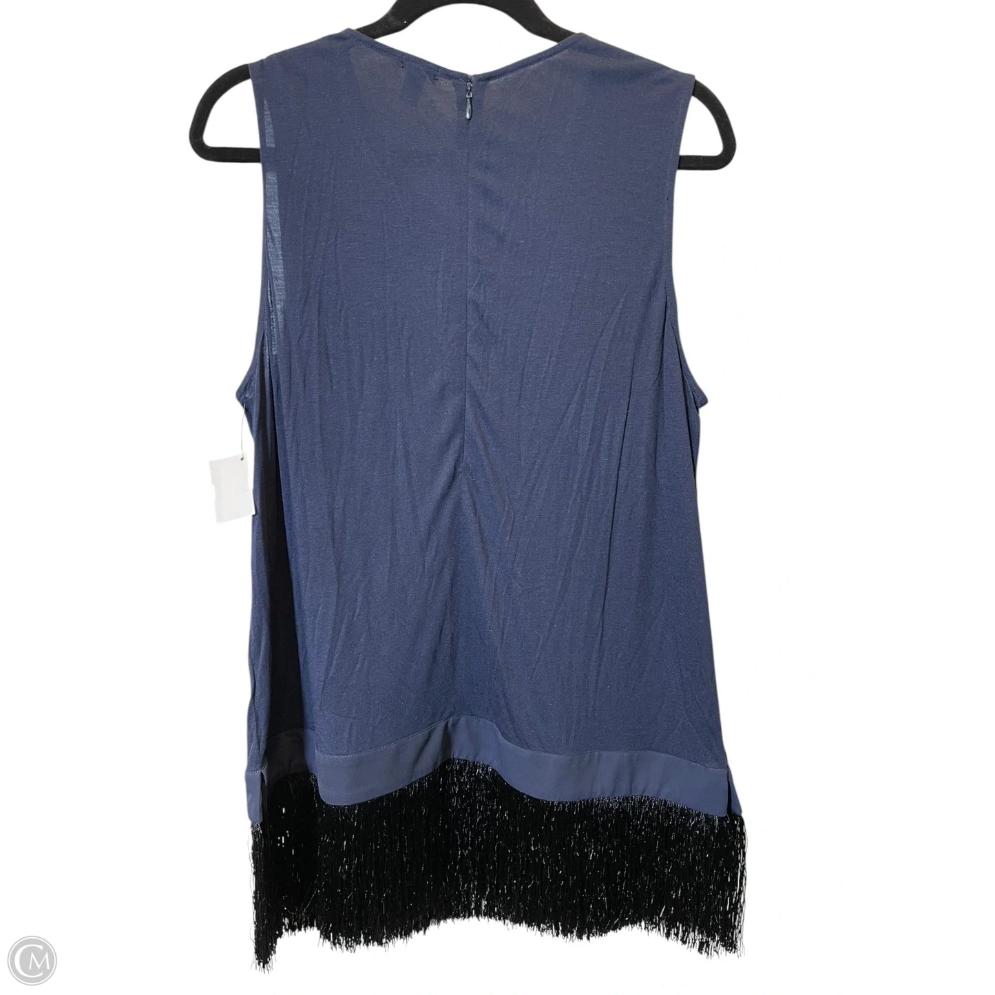 Top Sleeveless By J. Crew In Navy, Size: L