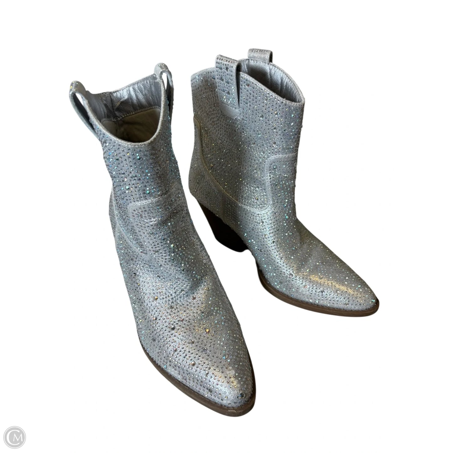 Boots Western By Forever In Silver, Size: 10