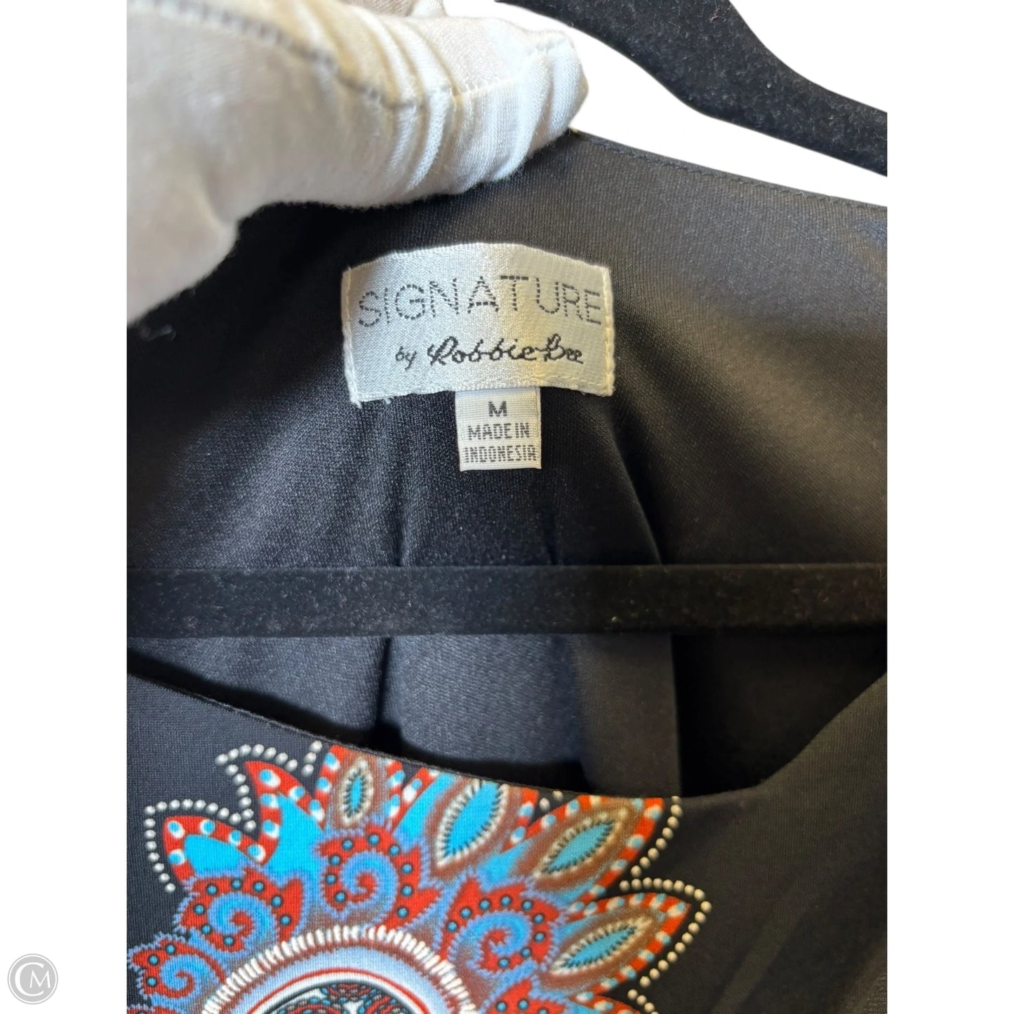 Dress Casual Midi By Signature By Robbie Bee In Multi-colored, Size: M