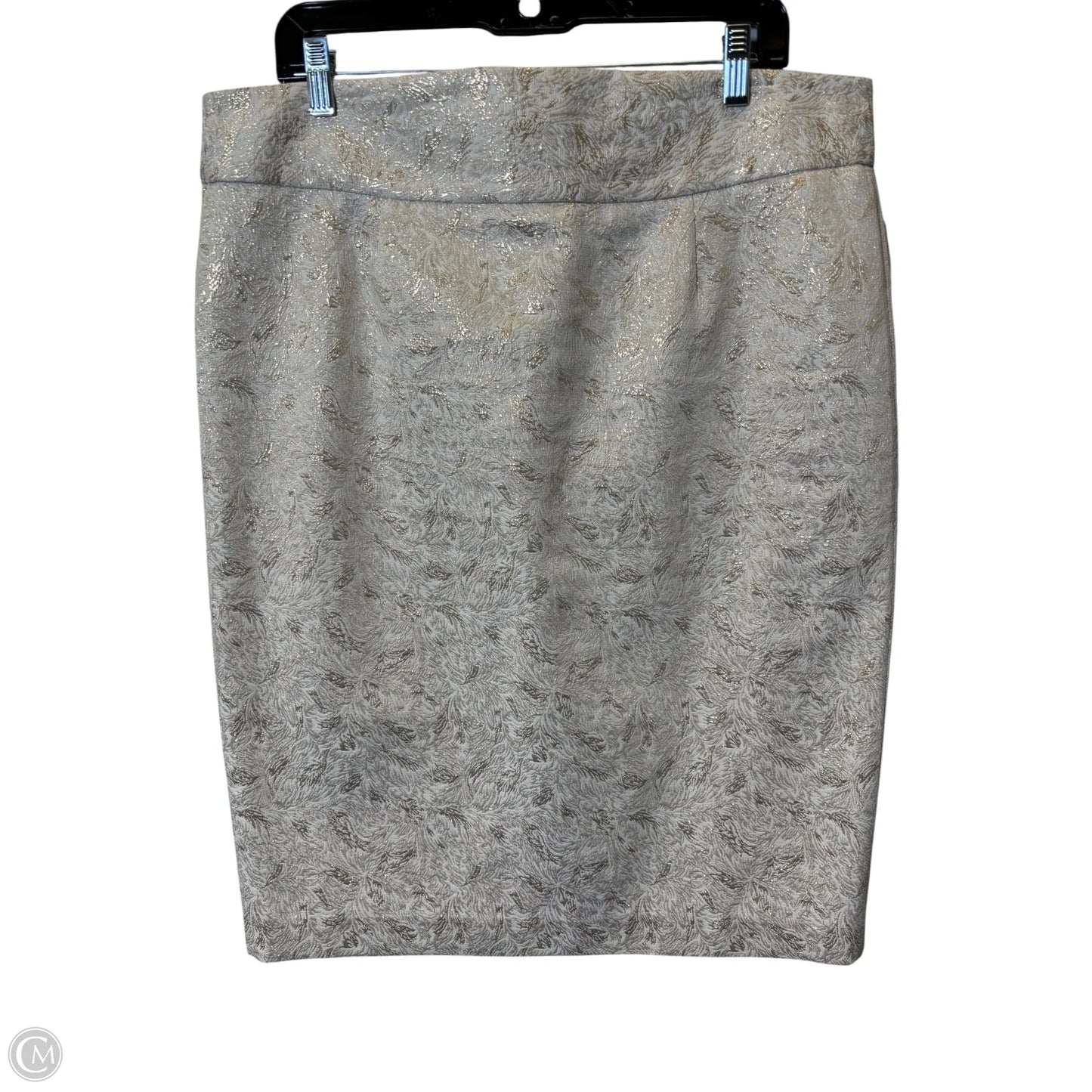 Skirt Midi By Premise In Gold & Tan, Size: 14